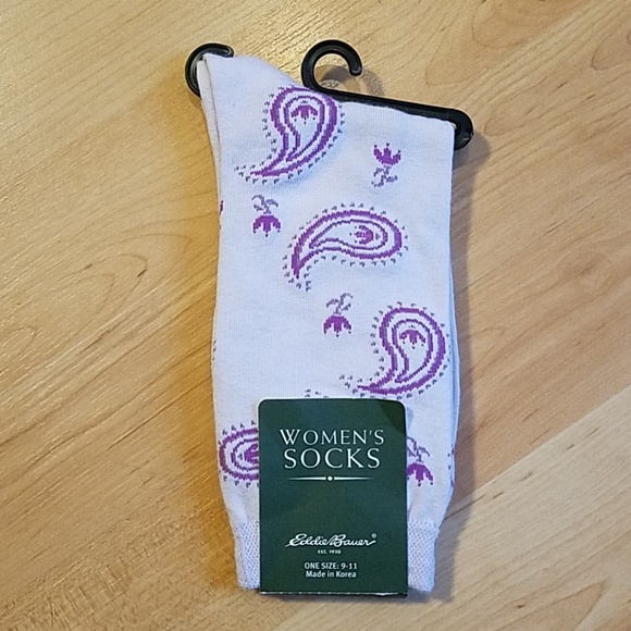 Eddie Bauer Accessories - Eddie Bauer paisley Socks